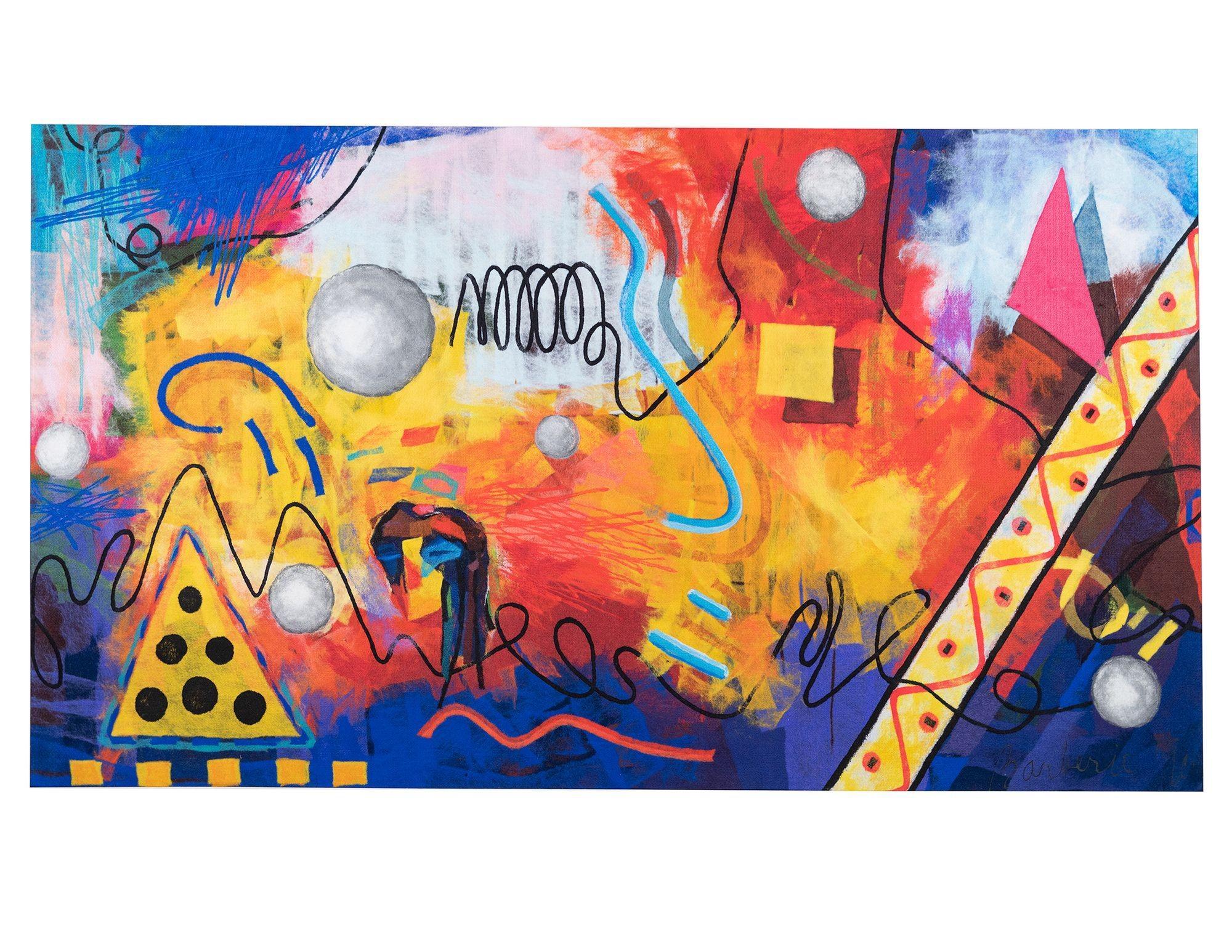 Obra textil de lana afieltrada del artista italiano Marco Barberio en venta 2