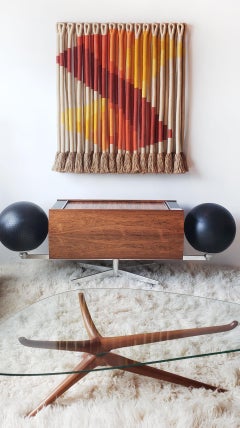 'Oblique Ombre' Textile Art Work by Fiber Artist Jane Knight, 1970s