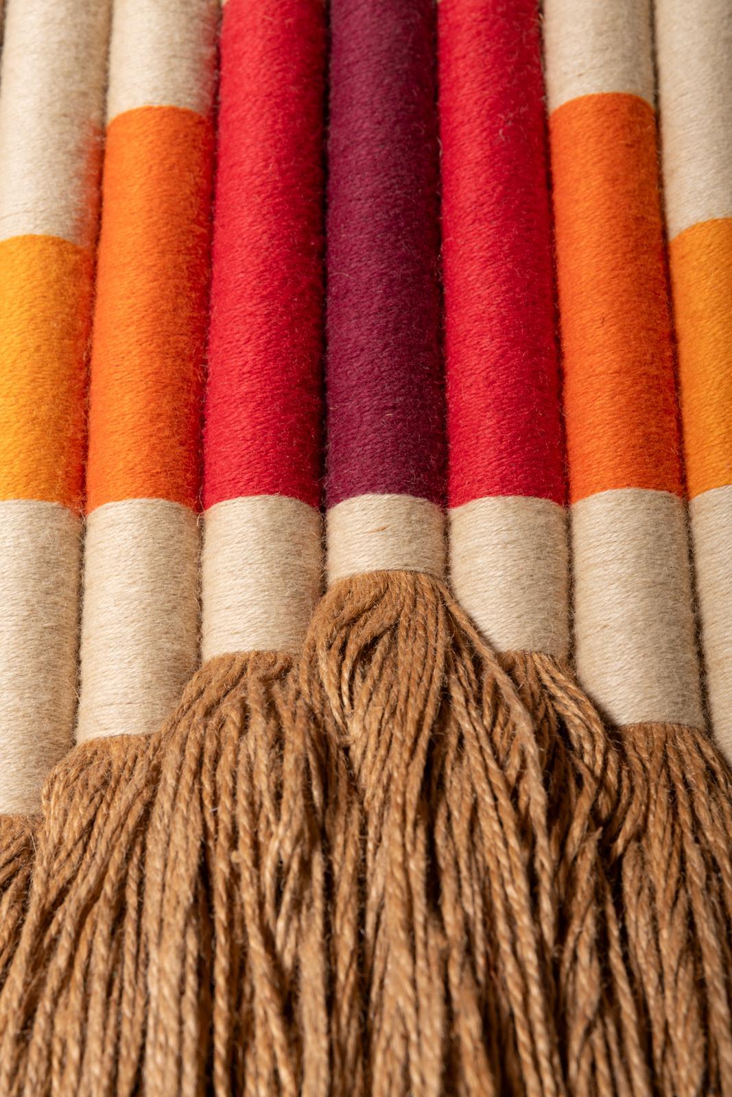 Ziggurat' par l'Artistics Jane Knight Installation textile Studio Craft 1970 en vente 4