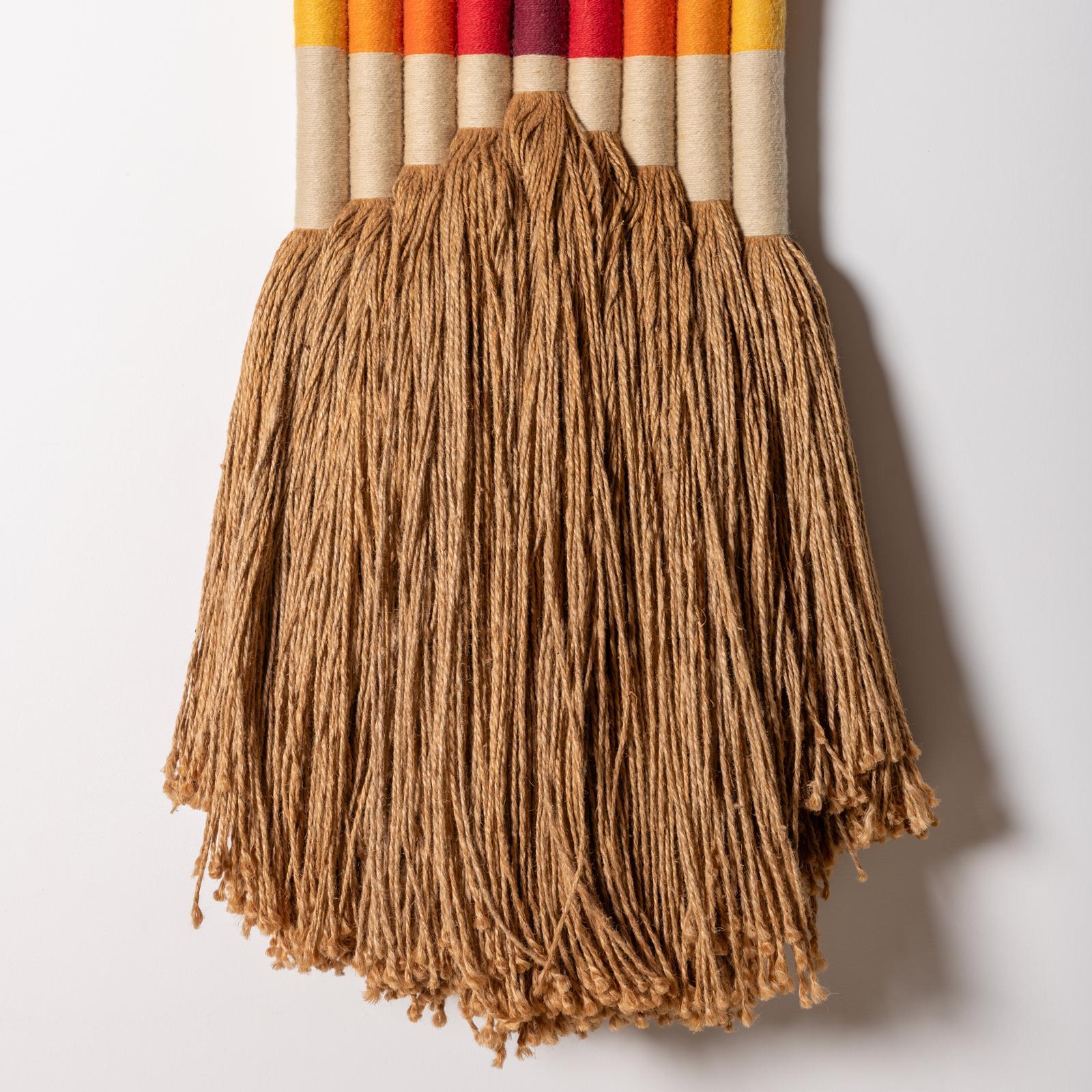 Ziggurat' par l'Artistics Jane Knight Installation textile Studio Craft 1970 en vente 7