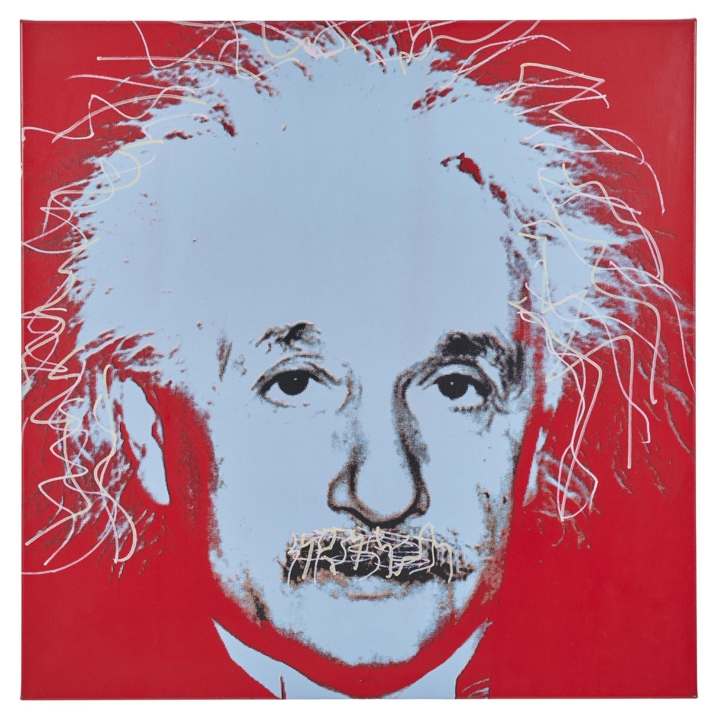 Einstein (Homage to Genius Series) 1996, Steve Kaufman