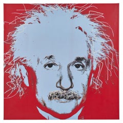 Einstein (Homage to Genius Series) 1996, Steve Kaufman