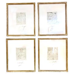 Homage to Picasso, Group of 4 Pater Max Lithographs