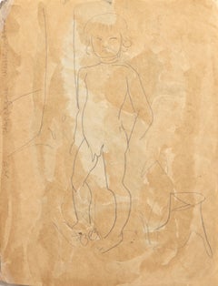 Woodlands (Double-sided), Impressionist Watercolor on Paper by William Zorach