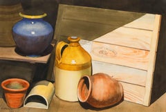 W. G. Roberts - Mid 20th Century Watercolour, Still Life with Stoneware Jug