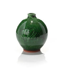 Green Fish Vase, by Jeffry Mitchell, 2020