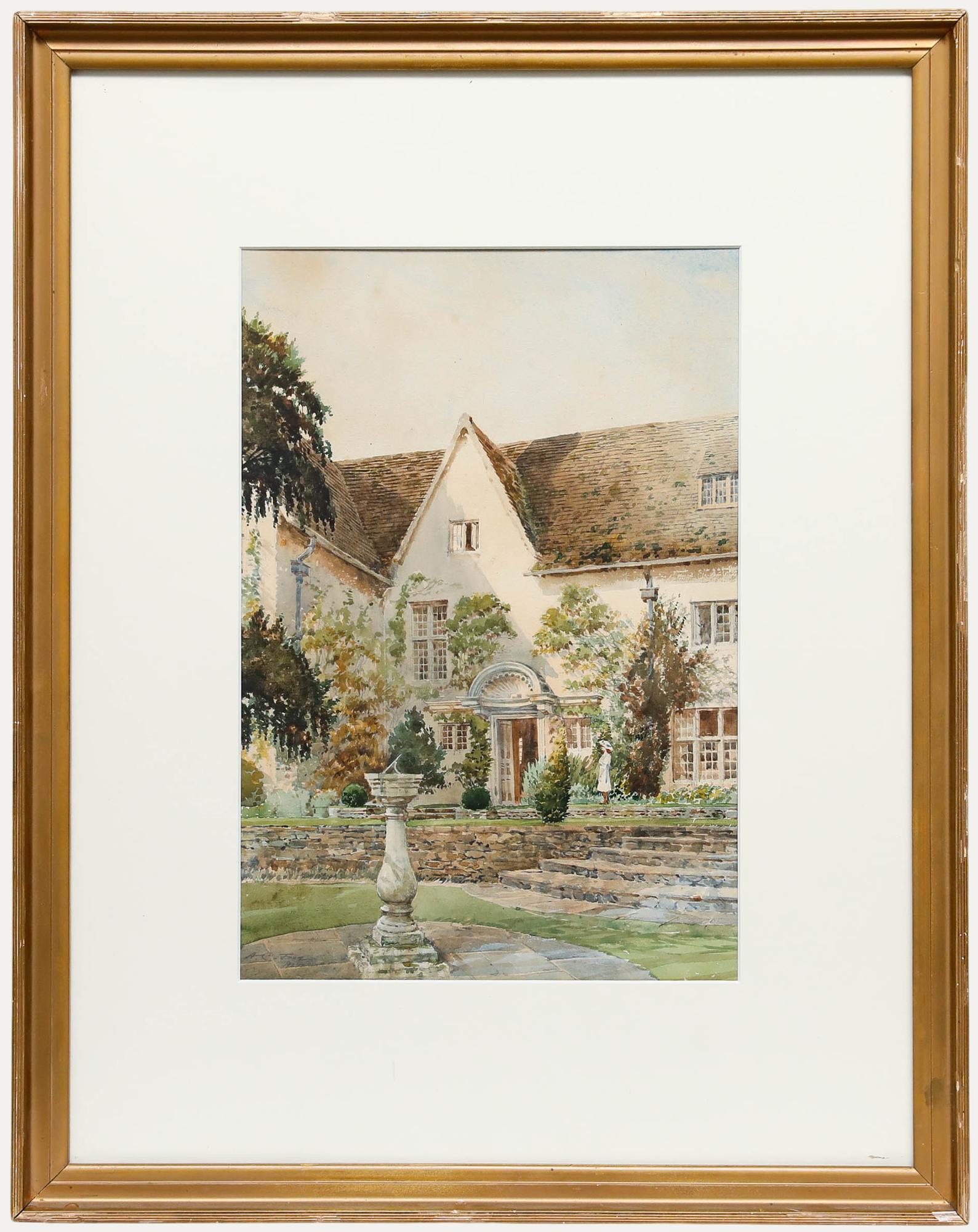 Arthur Cecil Fare (1876-1958) - 1922 Watercolour, Heneage Court