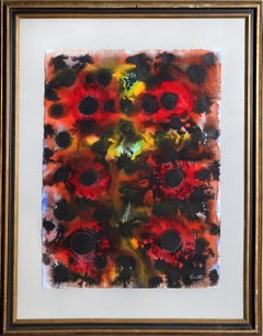 sin título 4, acuarela expresionista abstracta de Max Epstein