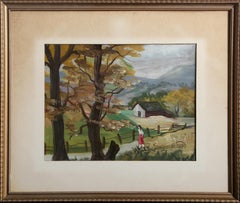 Dibujos y acuarelas de paisajes modernos