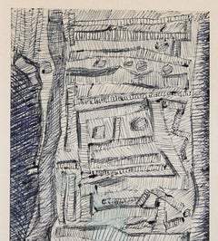 Labyrinth, Conceptual Ink Drawing by Genichiro Inokuma