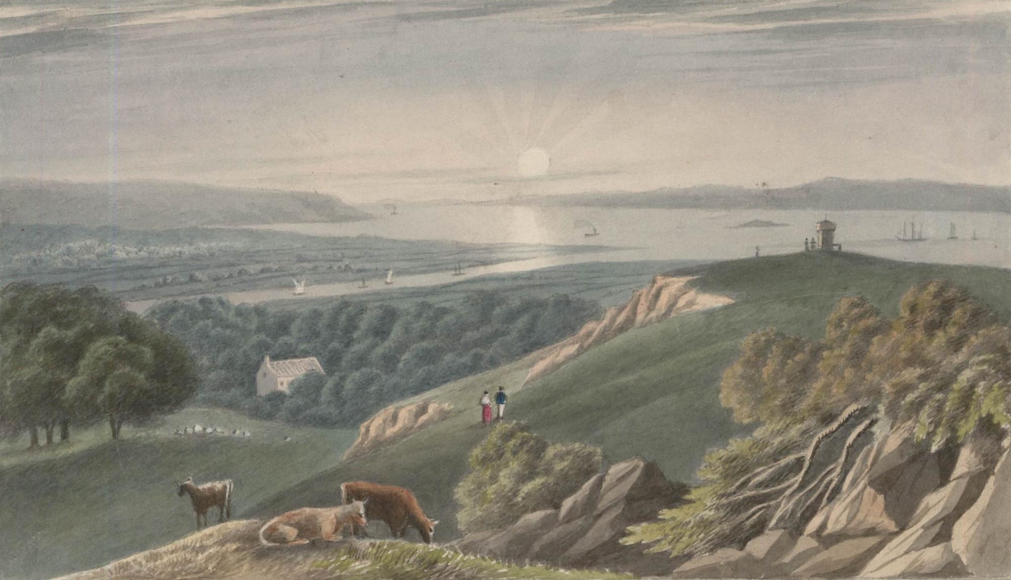 Thomas Charleton (1756-1849) - Aquarelle, Penpole Point, Clifton - Art de Unknown