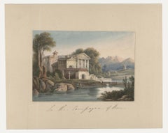 Thomas Remnant Charleton (1756-1849) - Aquarell, In der Campagna von Rom