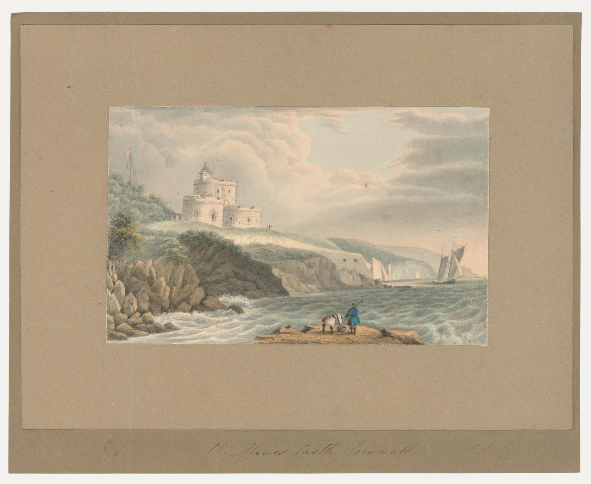 Thomas Remnant Charleton (1756-1849) - Watercolour, St Mawes Castle