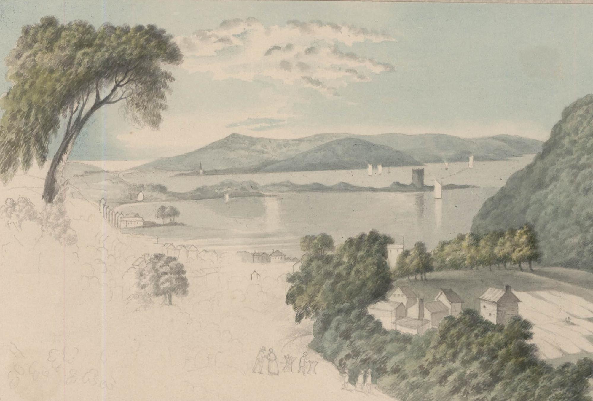 Thomas Charleton (1756-1849) - Aquarelle, Whitehaven, Cumbria - Art de Unknown