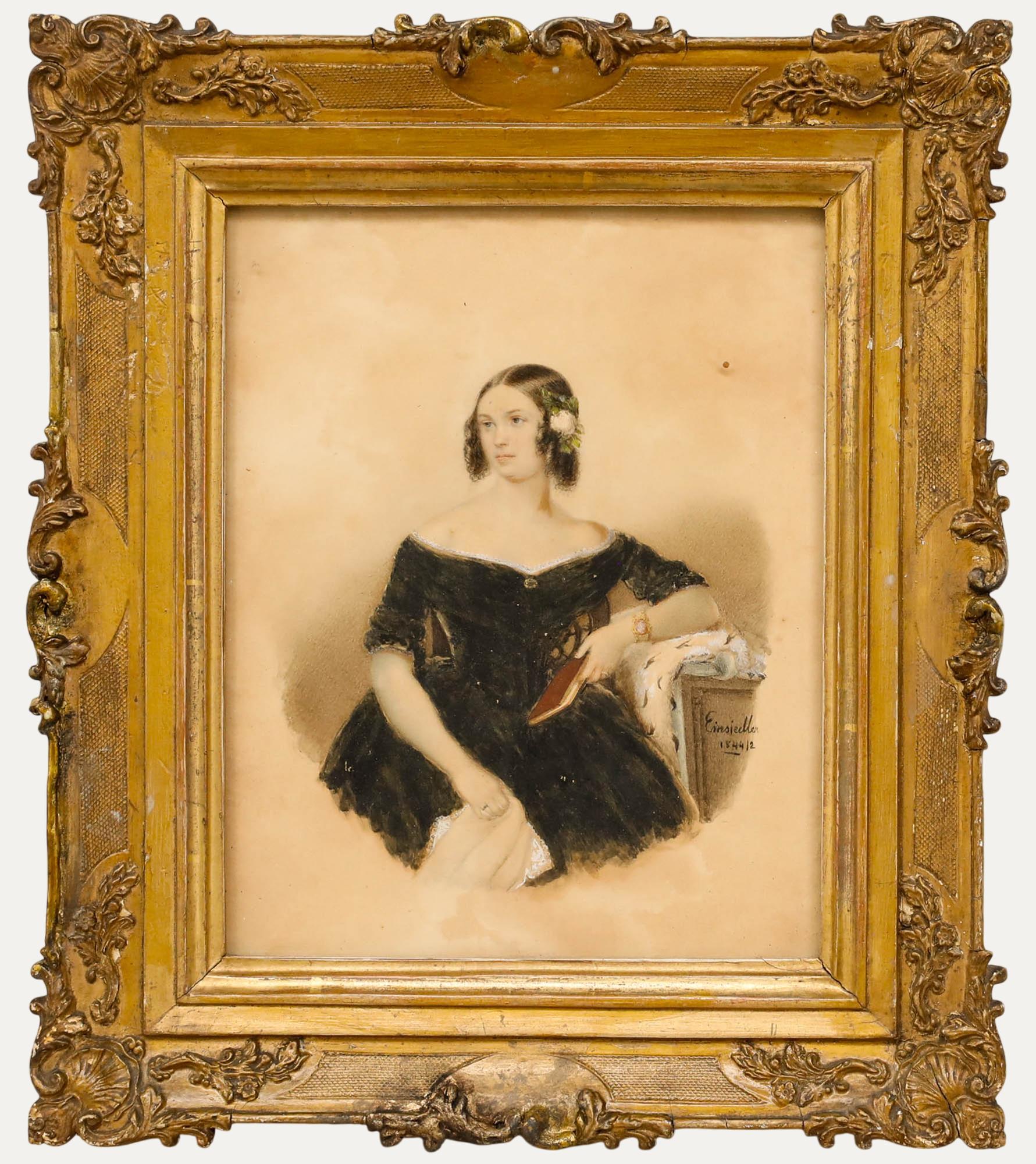 1844 Watercolour - Portrait of a Lady