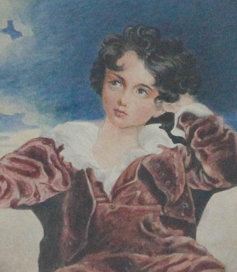 After Sir Thomas Lawrence - Late 19th Century Watercolour, Red Boy - Art by Unknown