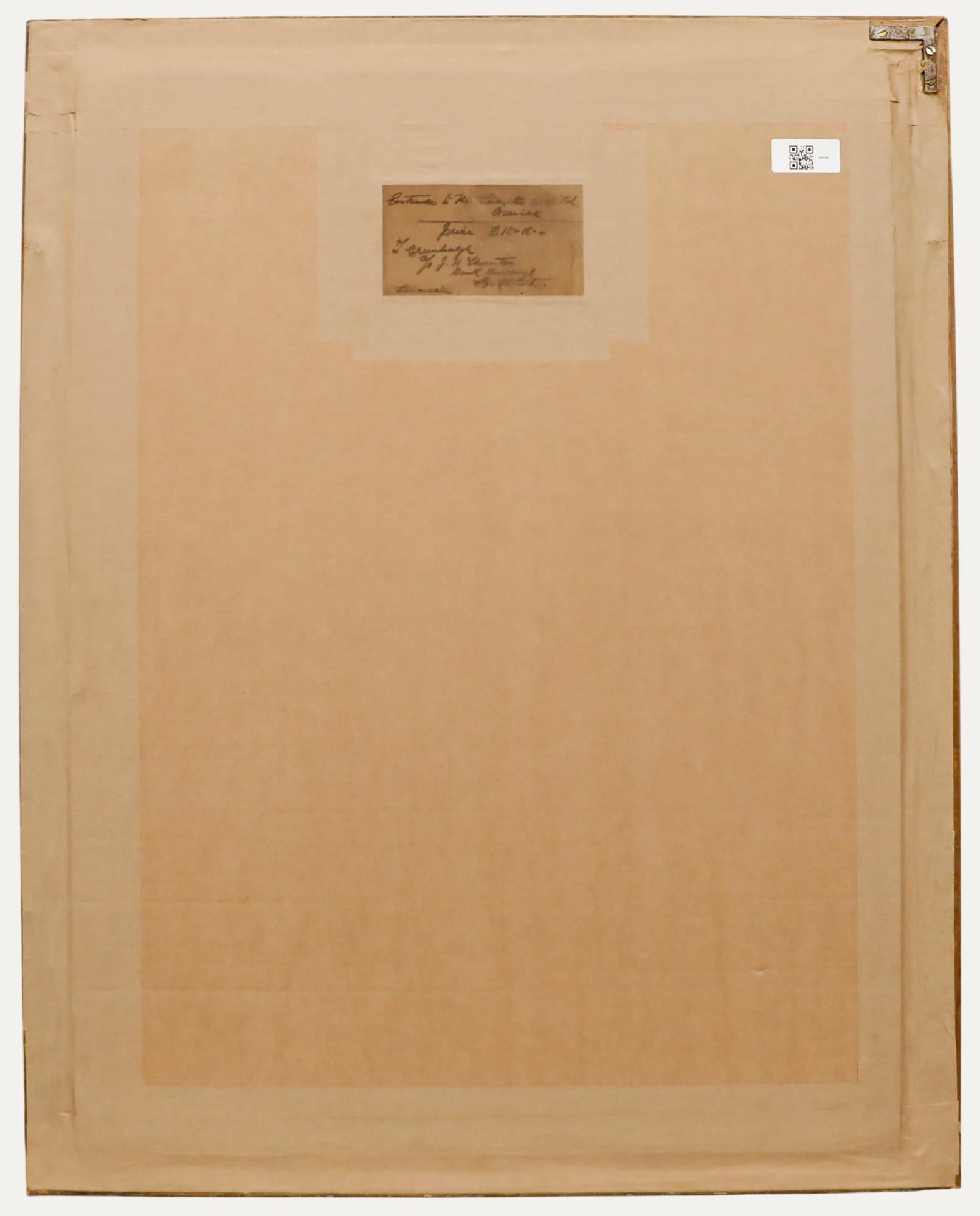 Thomas Greenhalgh (1848-1906) - 1883 Acuarela, Hospital Leicester Warwick en venta 2