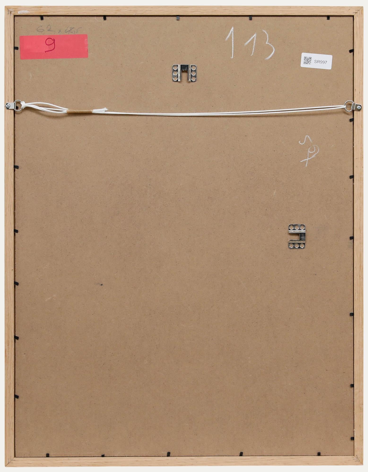 Christian Julia (1921-1991)-Mid 20th Century Charcoal Drawing, Curly Haired Lady - Beige Portrait by Unknown