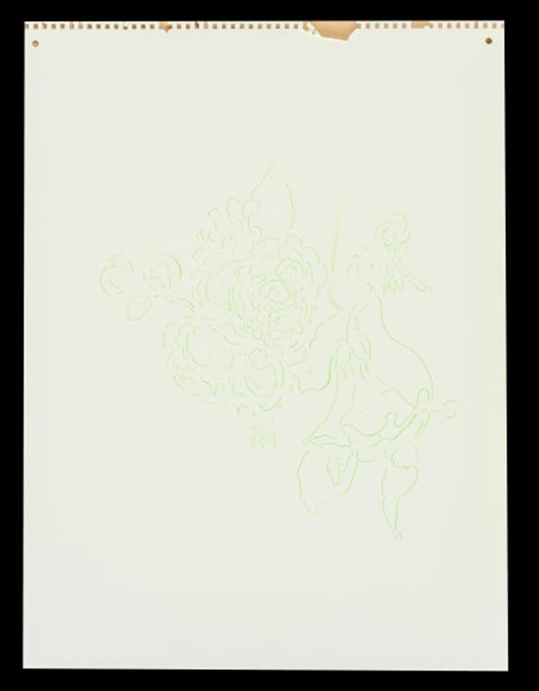 Rosas y Glorias de la Mañana, Verde, Dibujo lineal de Jeffry Mitchell, 2010

Más información:
Dimensiones: 20 x 16 pulg.

Sobre el artista: El principal medio de Jeffry Mitchell es la cerámica y conoce bien sus tradiciones en todo el mundo (abundan