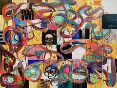Caos por venir. (1933 - 1), Pintura de Max Presneill, 2025
