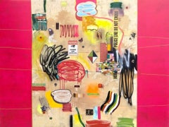 MiT#133 (PAX - teal), Painting by Max Presneill, 2020