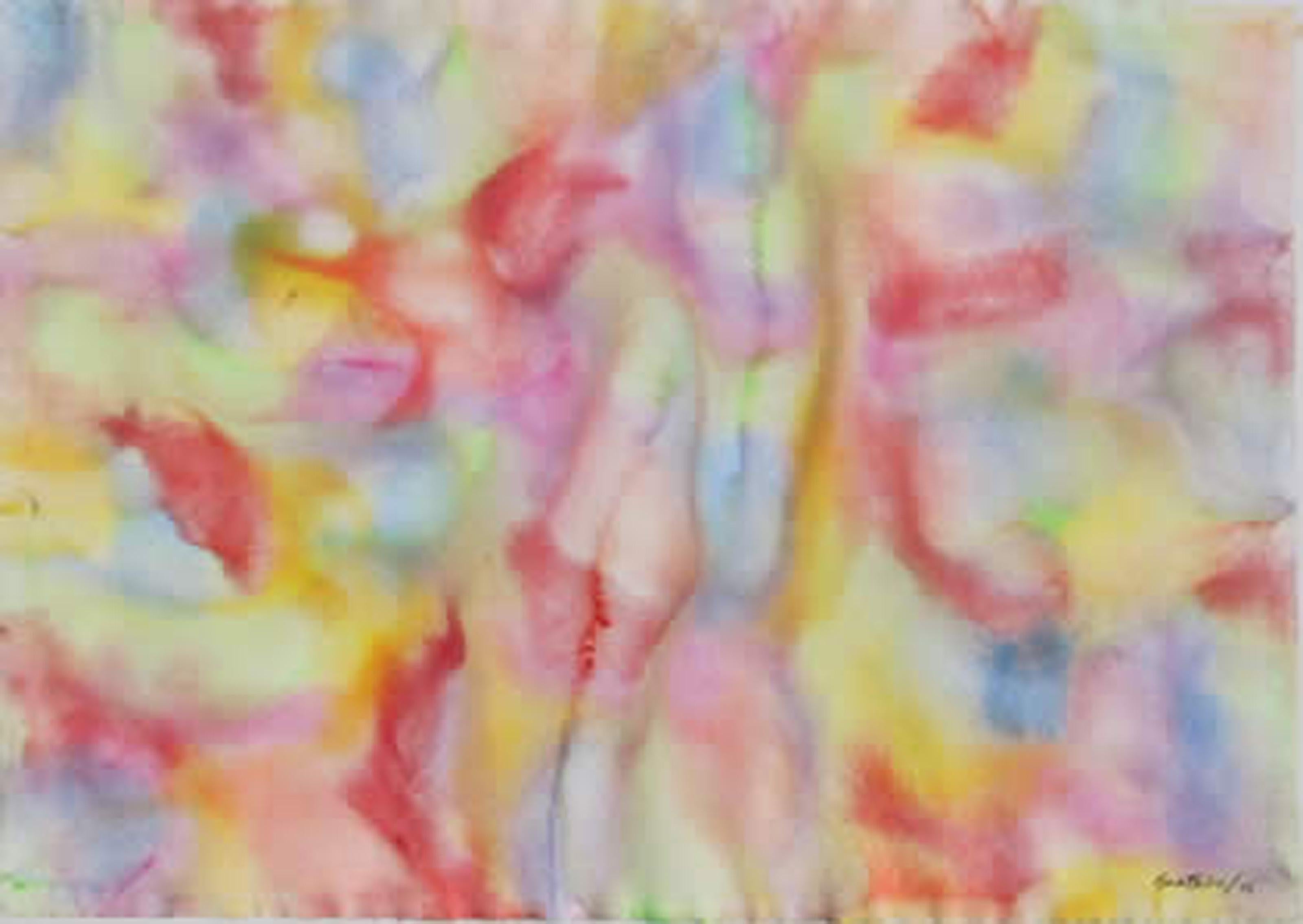 Sin título 1, acuarela abstracta de Max Epstein