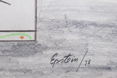 Miss Canada, Cubist Color Pencil and Graphite Drawing by Max Epstein