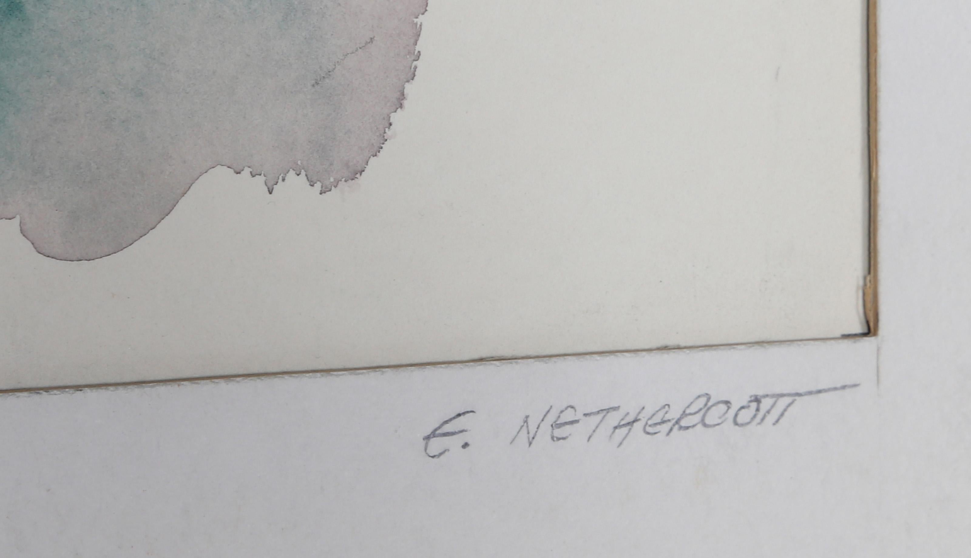 Naturaleza muerta con fruta, acuarela impresionista de Eve Nethercott en venta 1