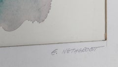 Still Life with Fruit, Impressionist Watercolor by Eve Nethercott