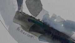 Still Life with Pitcher, Impressionist Watercolor by Eve Nethercott