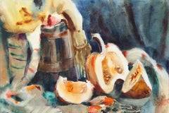 Nature morte, aquarelle impressionniste par Eve Nethercott