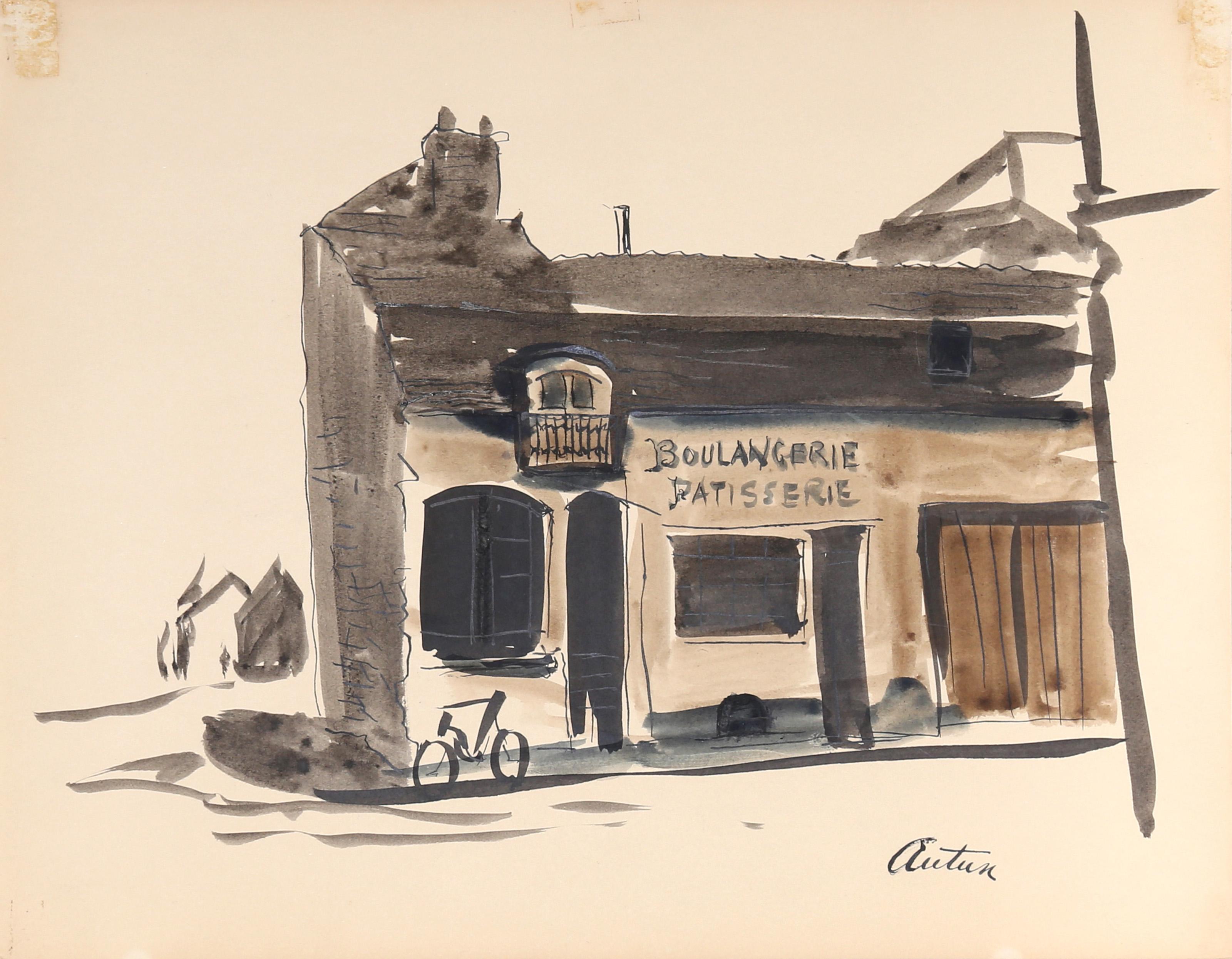 Bicicletta Disegni e acquarelli (paesaggio)