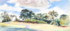 Bronx, impressionistisches Aquarell von Eve Nethercott