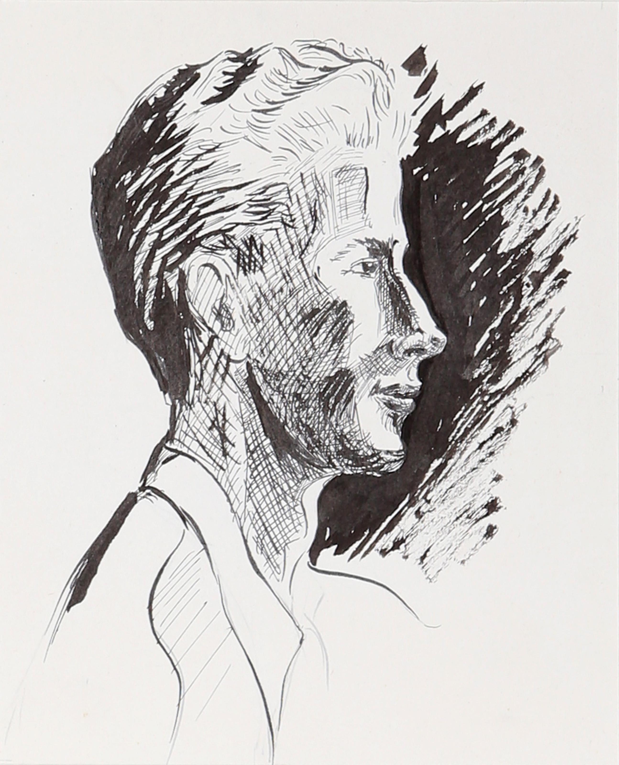 George Wagner, Impressionistische Tusche von Eve Nethercott