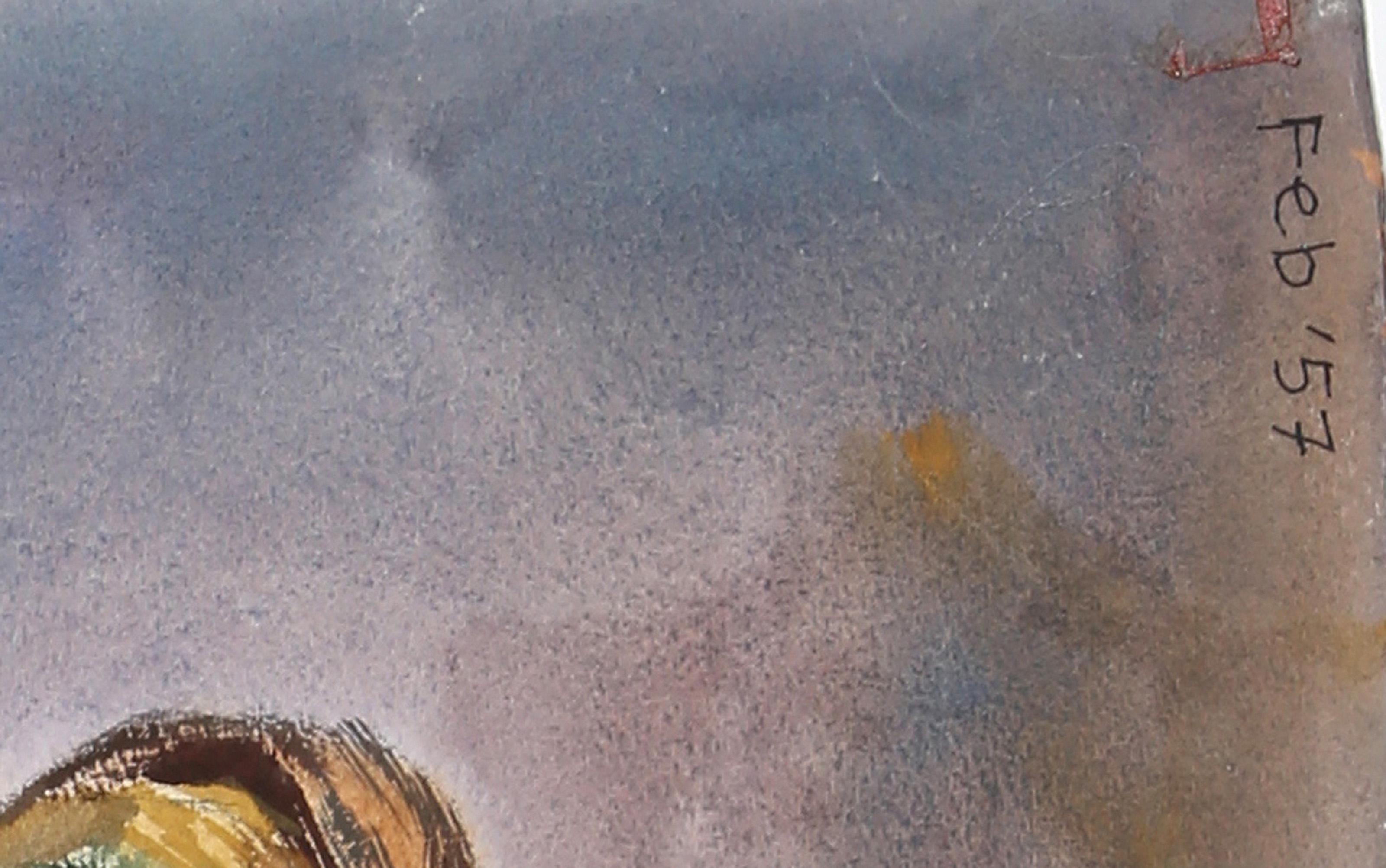 Vogel, impressionistisches Aquarell von Eve Nethercott im Angebot 1
