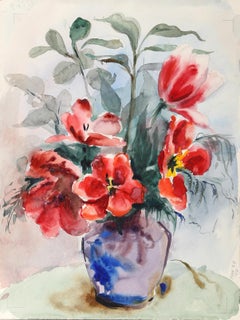 Fiori, acquerello impressionista di Eve Nethercott