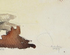 Maine, Impressionist Watercolor by Eve Nethercott