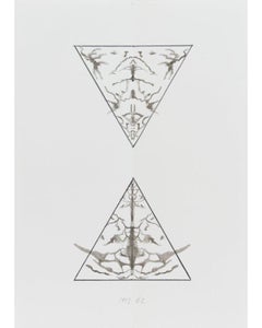 Vintage INKBLOT DRAWING
