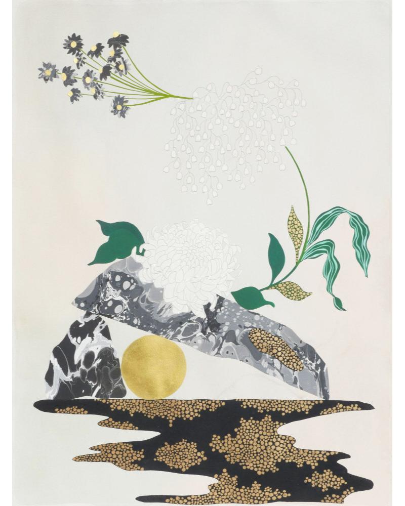 le jardin de roches, « maison » - Art de Crystal Liu