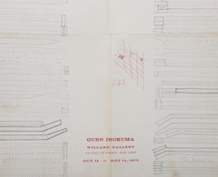 Exhibition Poster, Conceptual Poster with Pen Drawing by Genichiro Inokuma