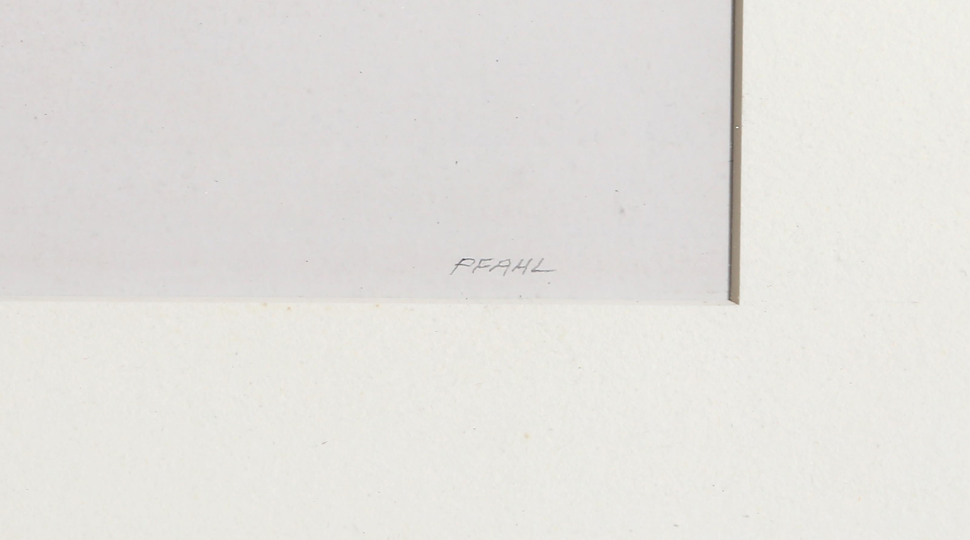 Decomposizione, disegno a matita surrealista di Charles Pfahl in vendita 2