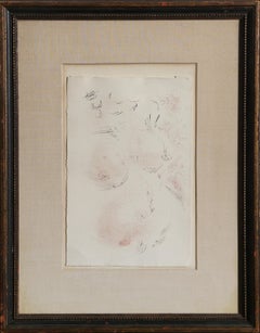 Por Le Mal de Marcel Arland, acquaforte surrealista a punta secca di Marcel MASSON