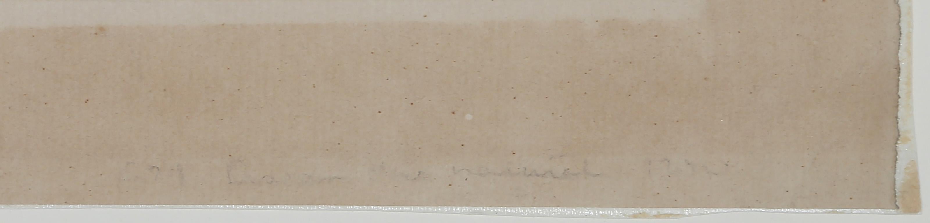 Simulacre, Surrealist Pencil Drawing by Andre Masson - Beige Abstract Drawing by André Masson