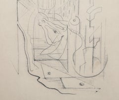 Simulacre, dibujo surrealista a lápiz de André Masson