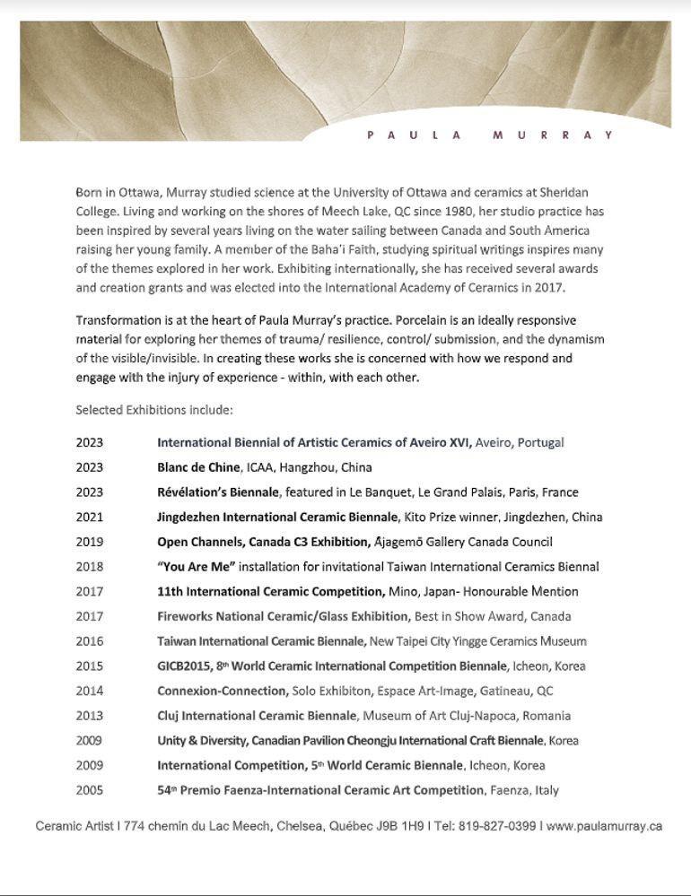 Paula Murray Art mural contemporain, porcelaine, blanc, abstrait, 2021 en vente 6