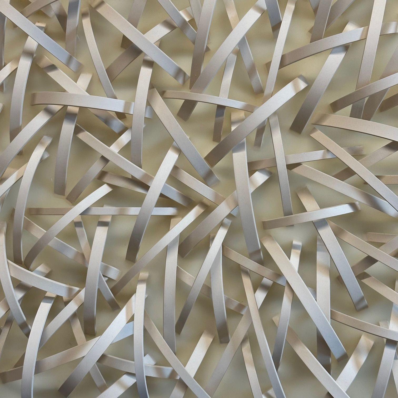 Paula Murray Art mural contemporain, porcelaine, blanc, abstrait, 2021 en vente 2