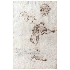 Giuseppe Casciaro, venezianische Figurenstudie