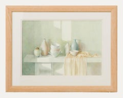 Janet Skea (née en 1947) - 20th Century Aquarelle, Studio Study VI