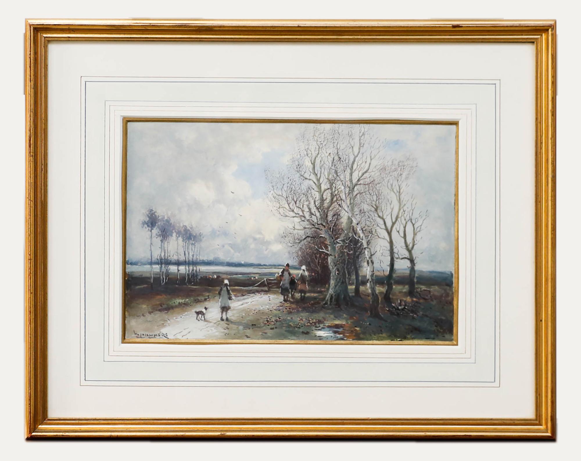 Unknown Landscape Art - William Manners RBA (1860-1930) -Watercolour, The Lune Estuary