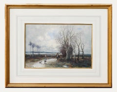William Manners RBA (1860-1930) -Watercolour, The Lune Estuary